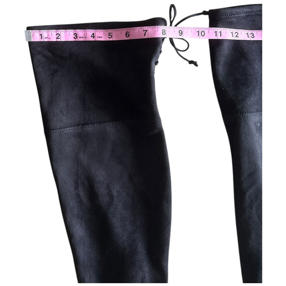 Sam Edelman Kayla Women’s Boots Black Suede Over the Knee Heel Side Zip Size 9 - Picture 11 of 14